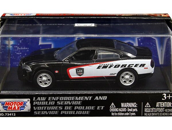Motormax 1:43 2011 Dodge Charger Enforcer Black