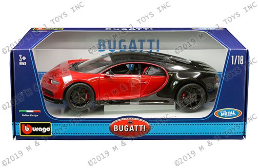 Bburago 1:18 Plus – Bugatti Chiron Sport #16 (Red)