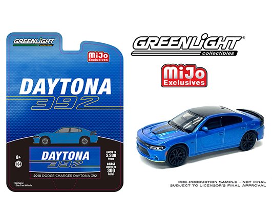 GL 1:64 MiJo – Dodge 2018 Charger Daytona 392 Indigo BL