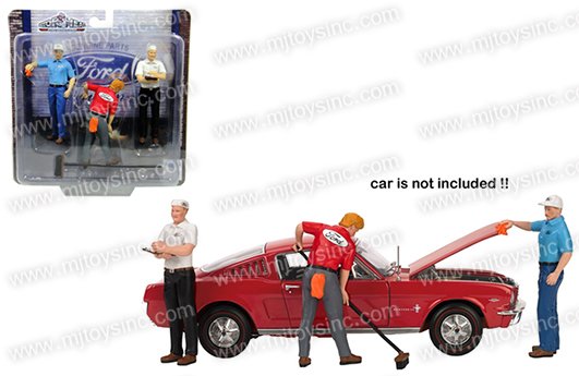 MOTOR HEAD 1:18 FORD SERVICE CENTER FIGURES