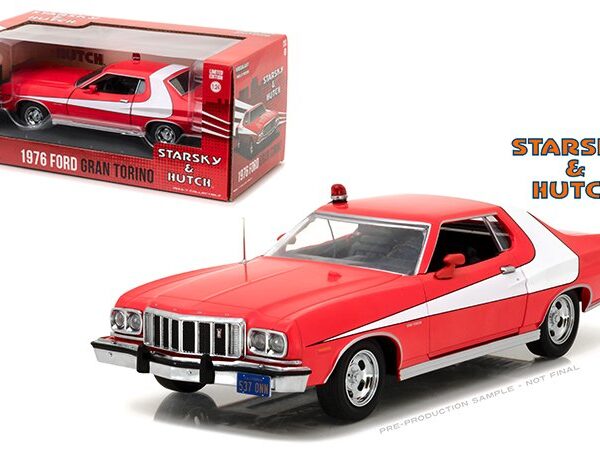 Greenlight 1:24 Window Box – Starkey & Hutch (1975-79) – 1976 Ford Gran Torino Red