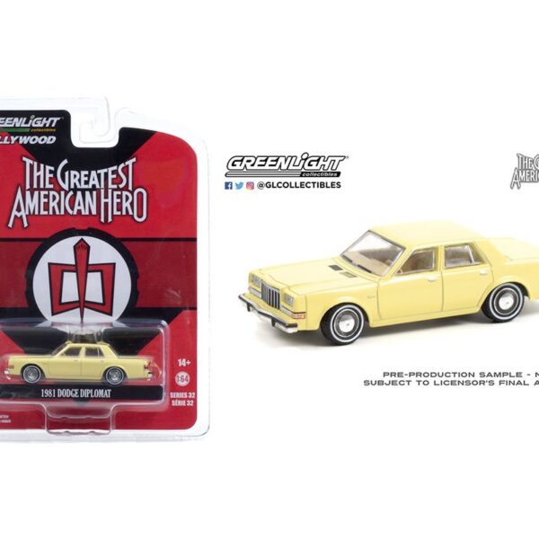 GL 1:64 HW Ser 32 – Greatest American Hero 81 Dodge Diplomat