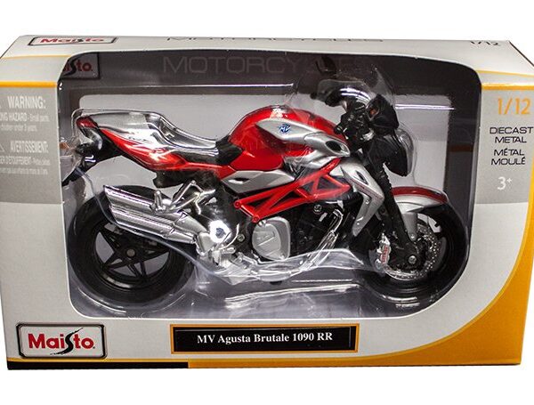 Maisto 1:12 MV Agusta Brutale 1090 RR (Red/Silver) – Motorcycles