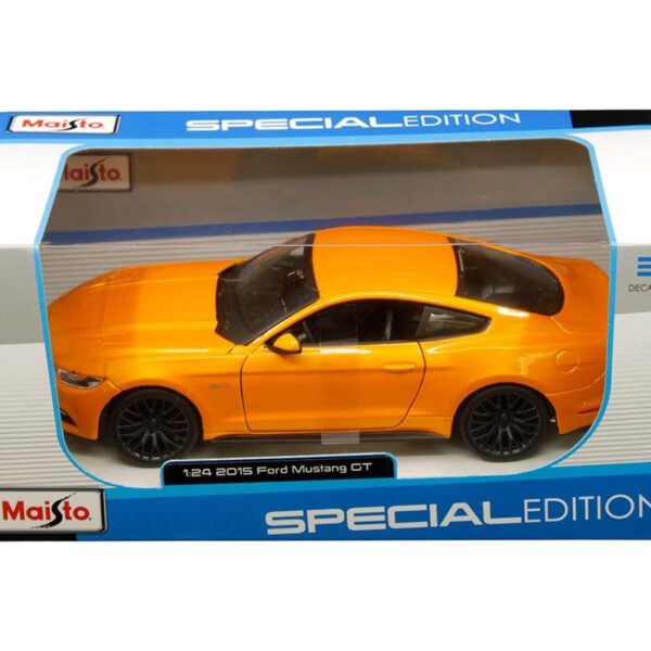 Maisto 1:24 Window Box Special Edition 2015 Ford Mustang GT Orange