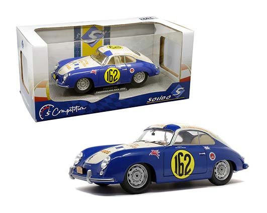 Solido 1:18 1953 Porsche 356A Panamericana #162 Blue