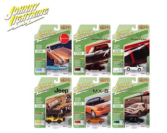 Johnny Lightning 1:64 Classic Gold 2021 Release 2B Assortment