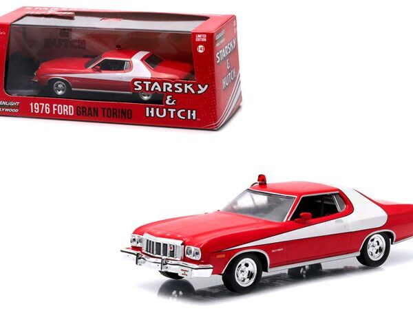 Greenlight 1:43 Hollywood Starsky & Hutch 1976 Ford Gran Torino Red