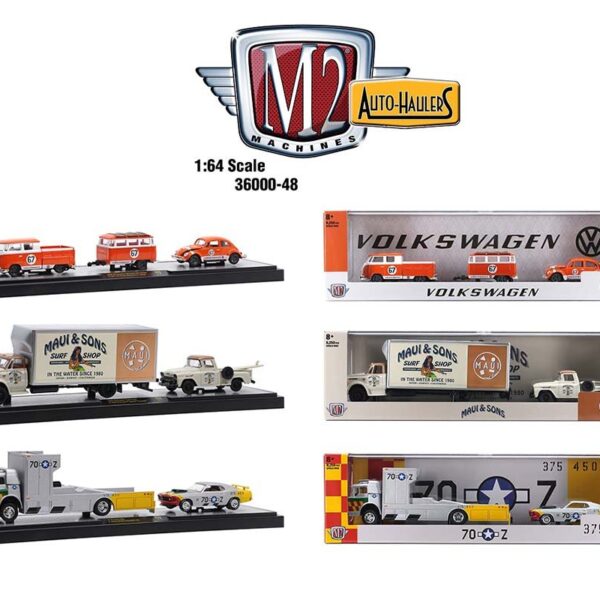 M2 Machines 1:64 Auto Haulers Release 48 Assortment 3 Styles