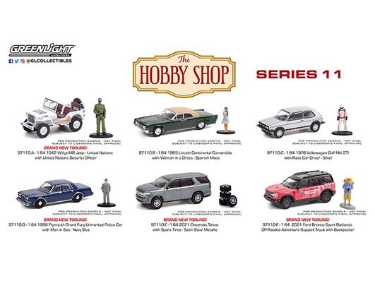 Greenlight 1:64 The Hobby Shop Series 11 – Assortment
