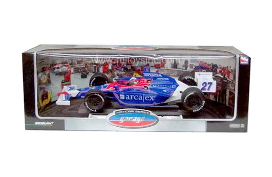 Greenlight 1:18 Indy car Series Garage – 2005 Honda Dario Franchitti  #27 Blue