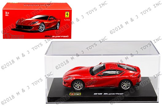 Bburago 1:43 Ferrari Signature Series – Ferrari 812 Superfast (Red)