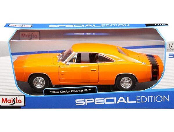 Maisto 1:18 Special Edition – 1969 Dodge Charger R/T (Orange)