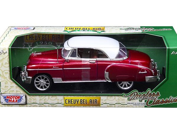 Motormax 1:18 Timeless Class – 1950 Chevy Bel Air Hard Top Red