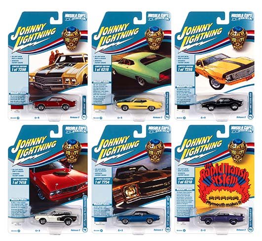 Johnny Lightning 1:64 Muscle Cars USA 2021 Release 2A Assortment
