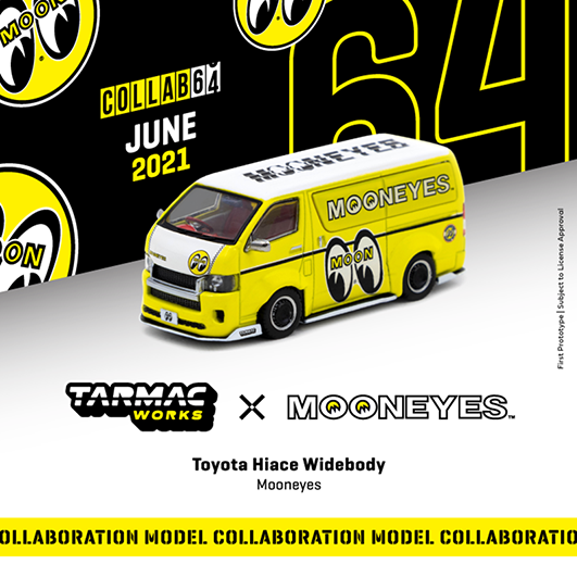 Tarmac Works 1:64 Toyota Hiace Widebody Mooneyes