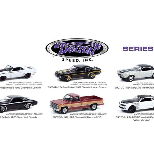 Greenlight 1:64 Detroit Speed, Inc. Series 2 Assortment