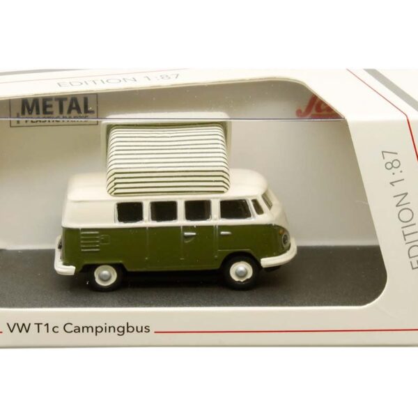 Schuco 1:87 Volkswagen T1c Campingbus Green and White Two-Tone