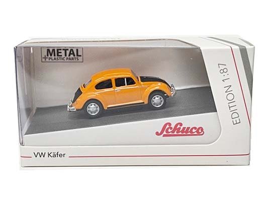 Schuco 1:87 Volkswagen Beetle Orange