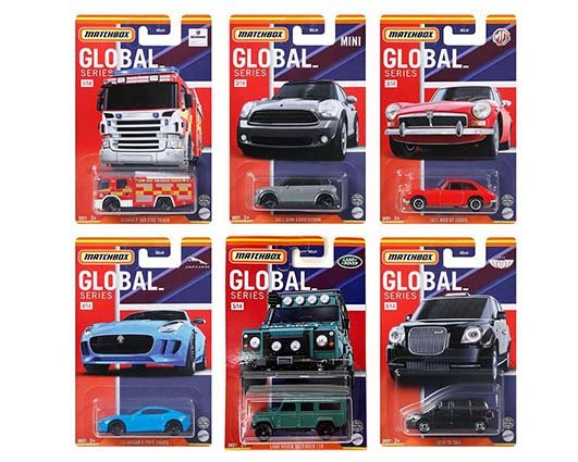 Matchbox 1:64 Global Series 2021 A Case