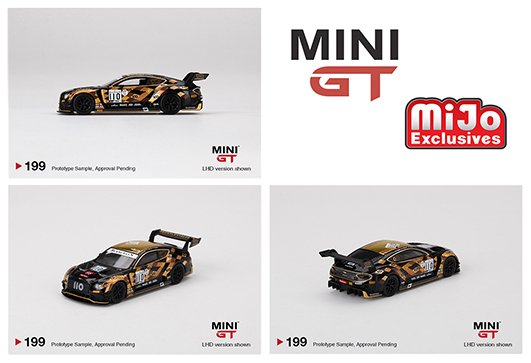 Mini GT 1:64 Bentley Continental GT3 #110  2019 Total 24 Hours of Spa M-Sport Team Bentley