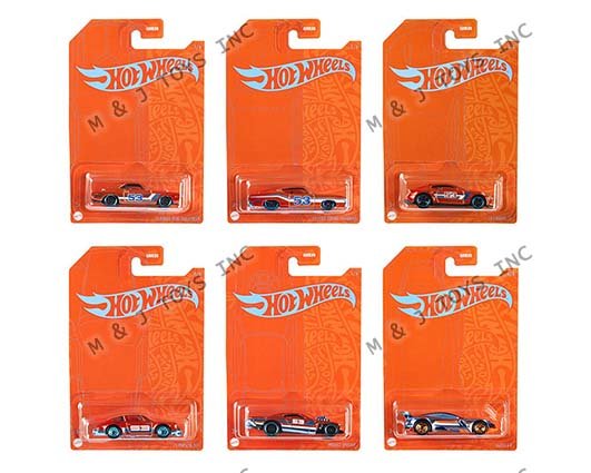 Hot Wheels 1:64 EMC Exclusive Orange & Blue 2021 B Case 6 Styles Assortment