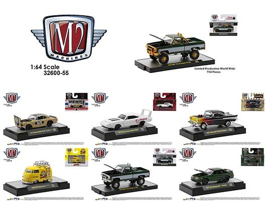M2 Machines 1:64 Auto-Meets Release 55 Assortment (6 styles)