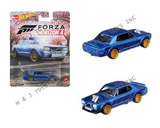 Hot Wheels 1:64 Retro Entertainment Nissan Skyline H/T GT -X Blue