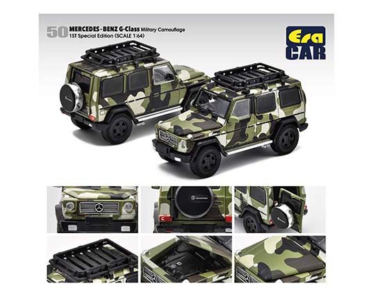 Era CAR 1:64 Mercedes-Benz G63 1 ST SP Edition (Military Camouflage)
