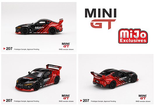 Mini GT 1:64 Pandem 2019 Toyota GR Supra V1.0 ADVAN  SEMA