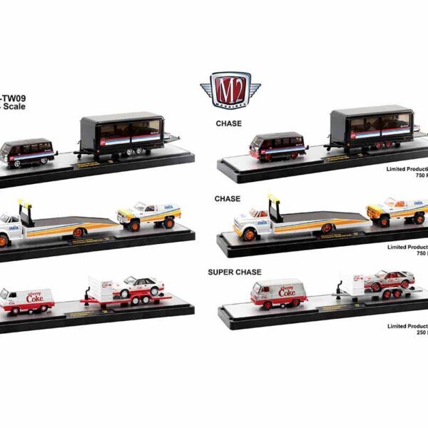 M2 Machines 1:64 Auto-Haulers Coca-Cola Release 9 Assortment (3 Styles)