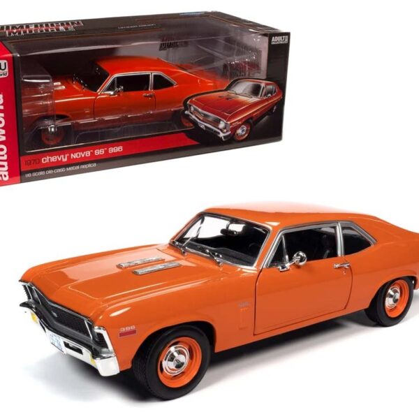 Auto World 1:18 1970 Chevrolet Nova SS 396 (Hugger Orange)