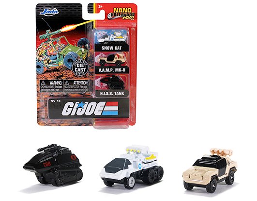 Jada Nano Hollywood Rides 1.65″ – 3 Packs – GIobal GI Joe