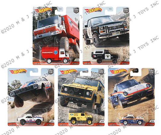 Hot Wheels 1:64 Car Culture 2020 “Q” Case – All Terrain