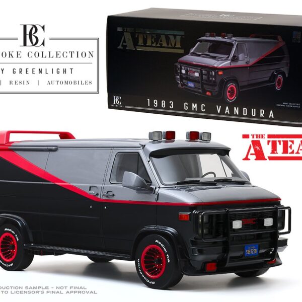 Greenlight 1:12 The A-Team 1983 GMC Vandura Resin Vehicle – Bespoke Collection