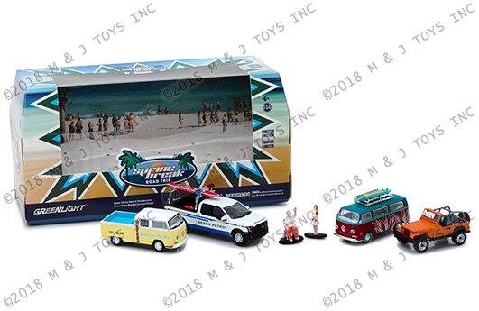 Greenlight 1:64 Multi-Car Diorama – Spring Break Road Trip