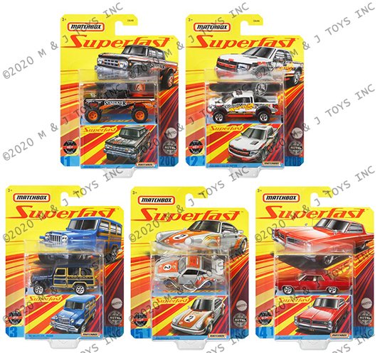Matchbox 1:64 Superfast  “F” Assortment 2021