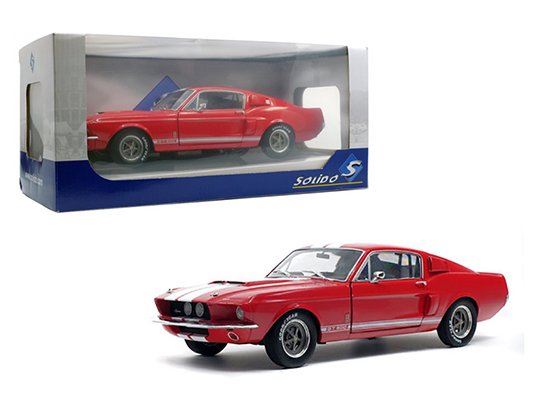 Solido 1:18 1967 Shelby Mustang GT500 (Red with White Stripes)