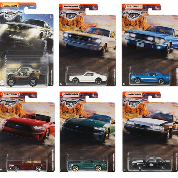 Matchbox 1:64 Walmart Exclusive Ford Mustang Assortment B