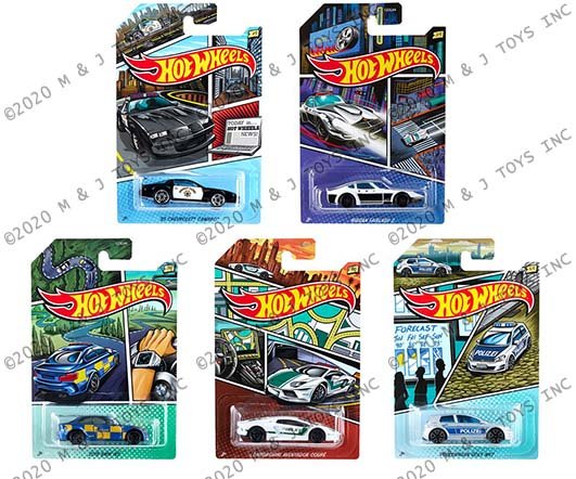 Hot Wheels 1:64 Walmart Exclusives Police Series Assortment