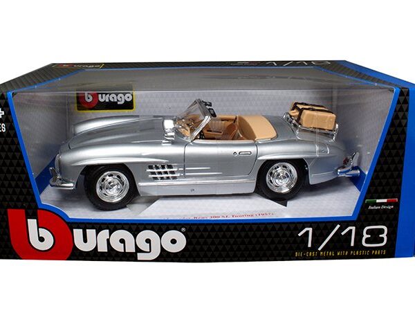 Bburago 1:18 1957 Mercedes-Benz 300 SL Touring (Silver)