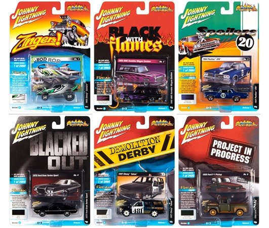 Johnny Lightning 1:64 Street Freaks 2020 Release 1 Version A Assortment (6 Styles)