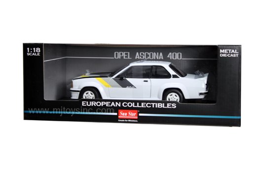Sunstar 1:18 Opel Asconia 400 White