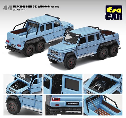 Era Car 1:64 Mercedes-Benz G63 AMG 6×6 Baby Blue Special Edition