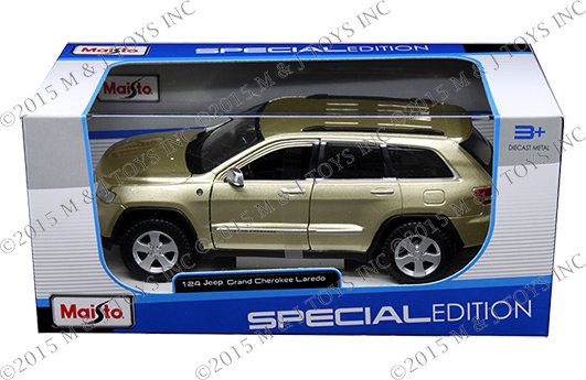 Maisto 1:24 W/B – Special Edition – 2011 Jeep Grand Cherokee Laredo (gold)
