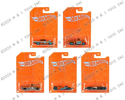 Hot Wheels 1:64 Orange and Blue EMC Exclusive 2020 A Assortment