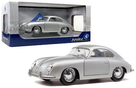 Solido 1:18 1953 Porsche 356 PRE-A (Silver)