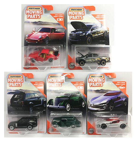 Matchbox 1:64 Moving Parts 2020 New E Case