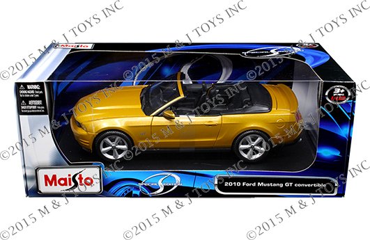 Maisto 1:18 Special Edition – 2010 Ford Mustang Convertible Gold