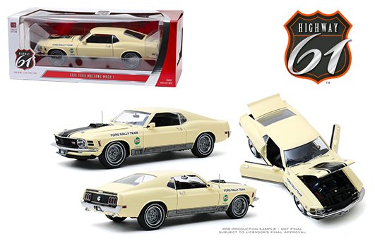 Highway 61 1:18 1970 Ford Mustang Mach 1 – Competition Limited Team – SCCA Manufacturer’s Road Rally Championship