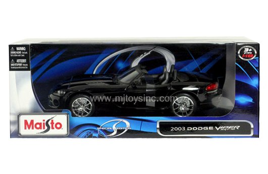 Maisto 1:18 Special Edition – 2003 Dodge Viper SRT-10 (Black)
